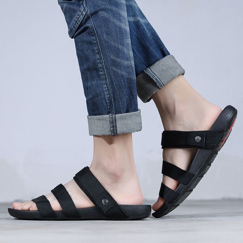 elastic strap slippers