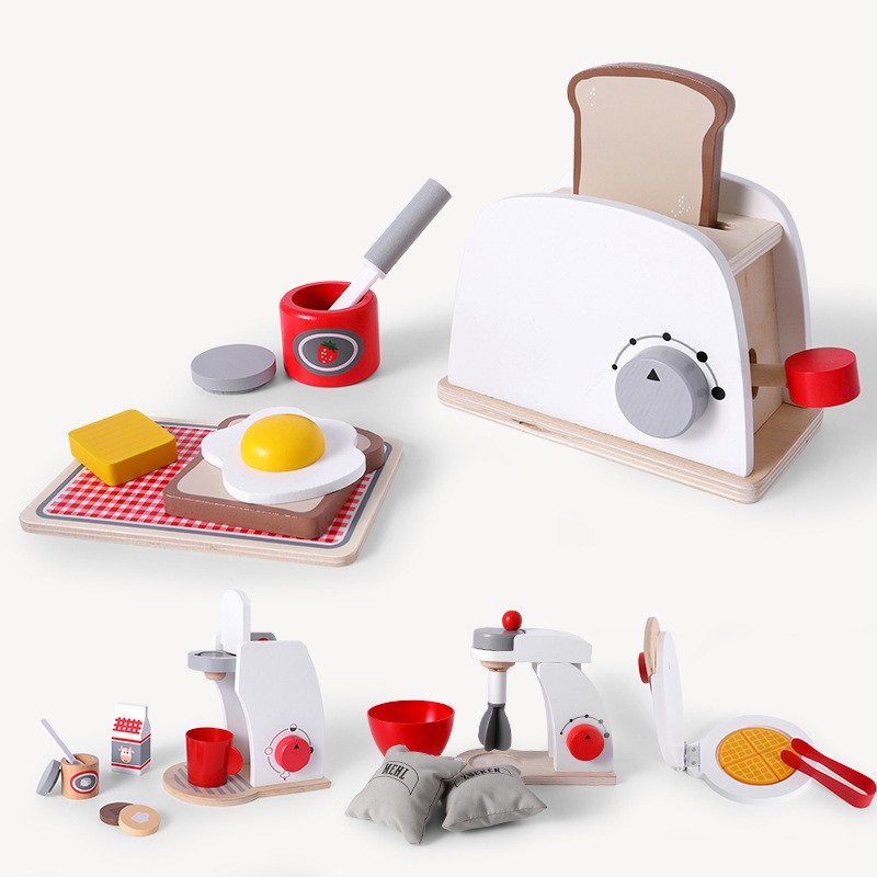  Kitchen  Toys  Wooden Pretend Play Toys  Simulation Kitchen  