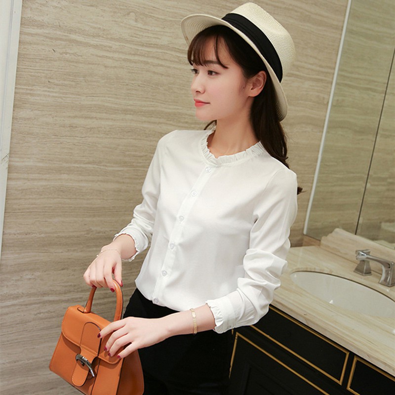 white shirt frill