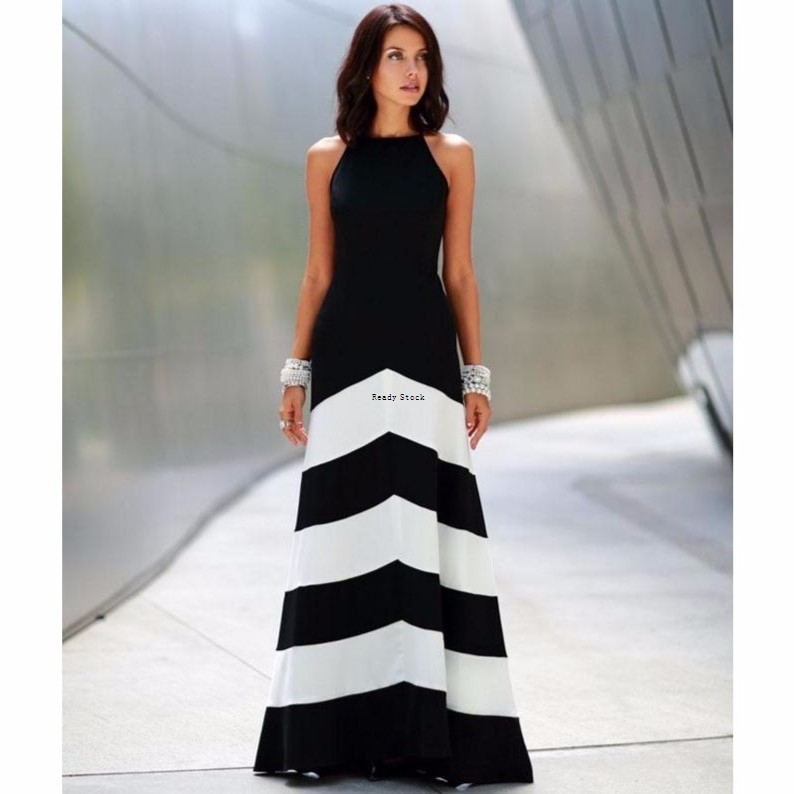 black colour long frock