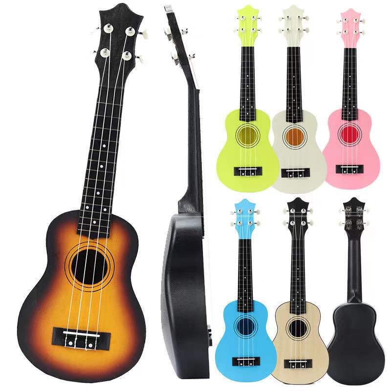 New 21 Inch Ukelele Abs Arc Back Type Ukulele Music Instrument Small Guitar Shopee Singapore