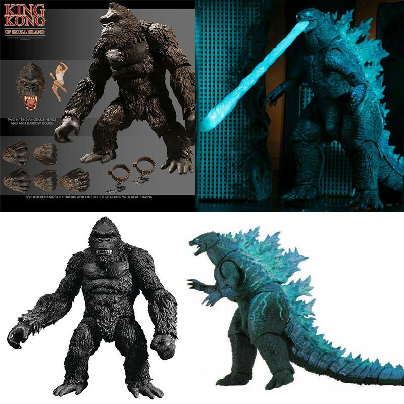 21 Godzilla Vs King Kong 18cm 7inch Pvc Action Figure Vs Godzilla King Of Monsters Figurine Toy Gift Shopee Singapore