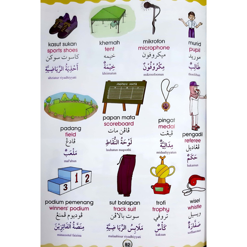 Shop Malaysia Baharu Generation Picture Dictionary Prophet S Language Jawi Jawi Arabic Language Shopee Singapore