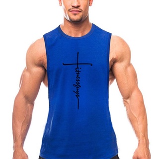 Image of thu nhỏ Fashion sports bodybuilding tank tops men's breathable fitness quick-drying vest outdoor workoutwear sleeveless T-shirt #6