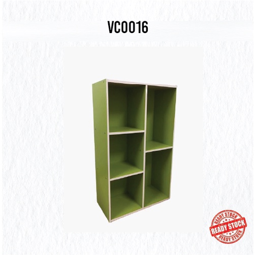 5 Compartments Wooden Shelf Multipurpose Rack Wooden Rack Storage