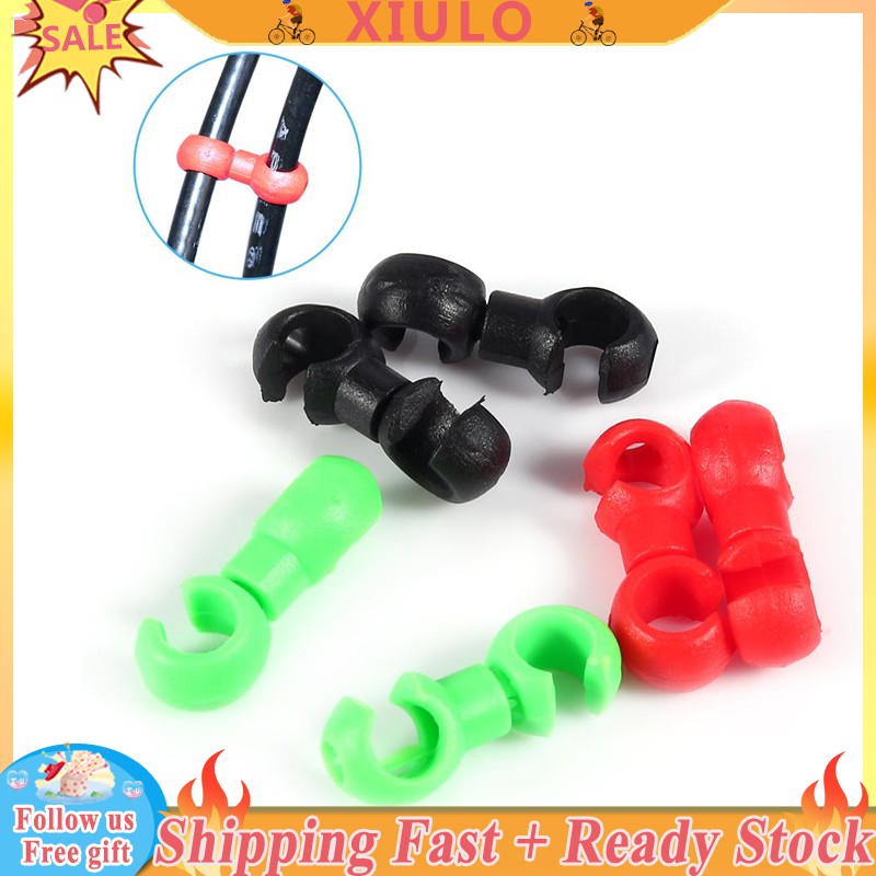 2~10X Silicone Bicycle Outer Brake Gear Cable Wrap Frame Protector MTB Road Bike 