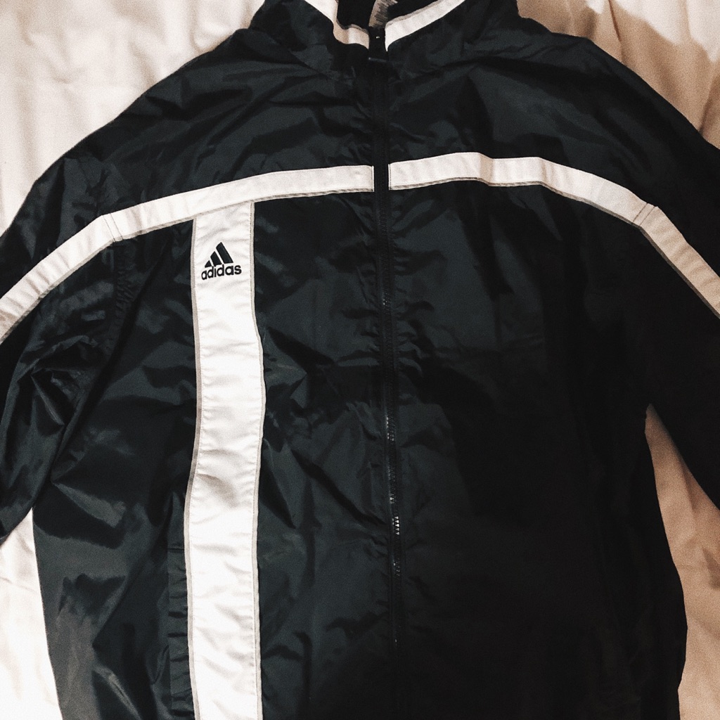 vintage black adidas jacket