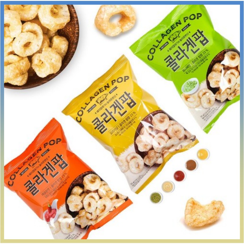🐷Collagen Pop Pork Rinds Snack🐷 KetoFriendly Snack / LCHF / Low Carb / 3 Flavors Original