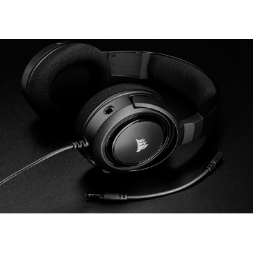 corsair gaming headset hs35 stereo carbon