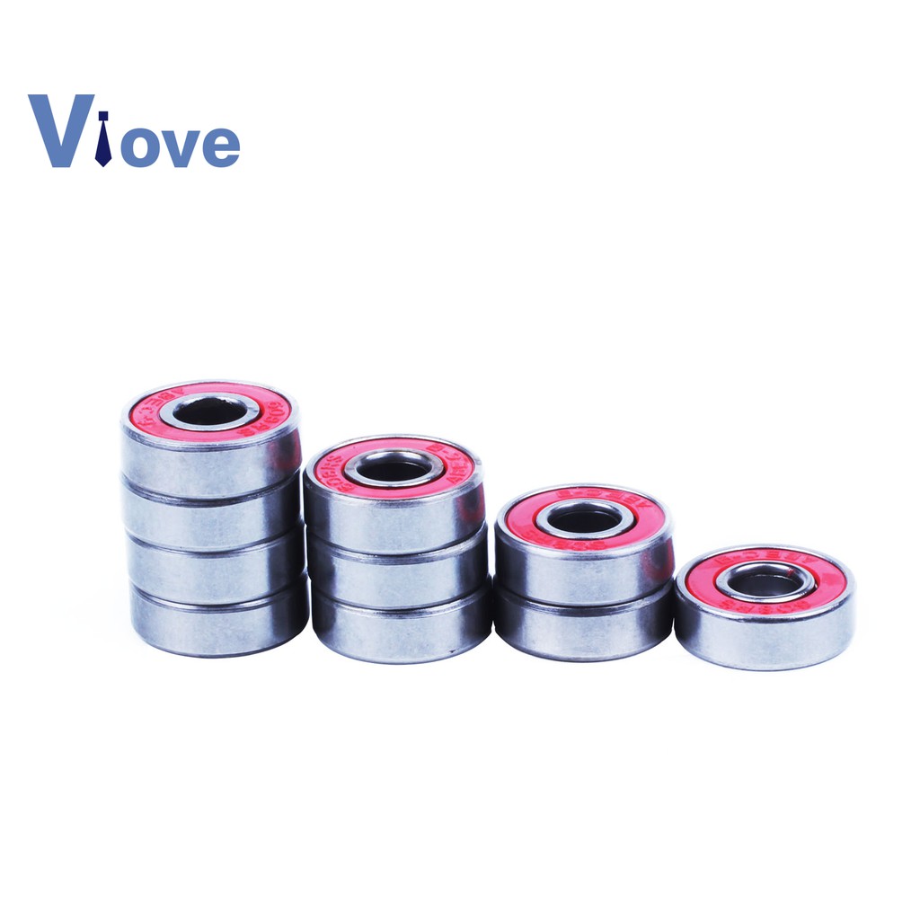 10x 608RS ABEC-9 Stainless Steel Bearings Roller Skate Scooter Skateboard Wheel