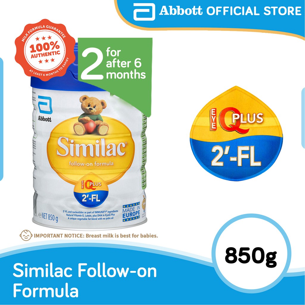 Similac 2'-FL Follow-on Formula Stage 2 (850g) | Shopee Singapore