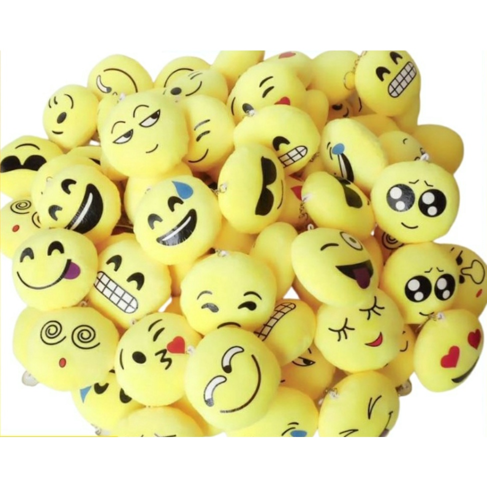 Shop Malaysia Emoji Keychain Cute Smile Keychain Plush Toys Keychain Stuffed Toys Emoticon Keychain Lanyard Cheap Shopee Singapore