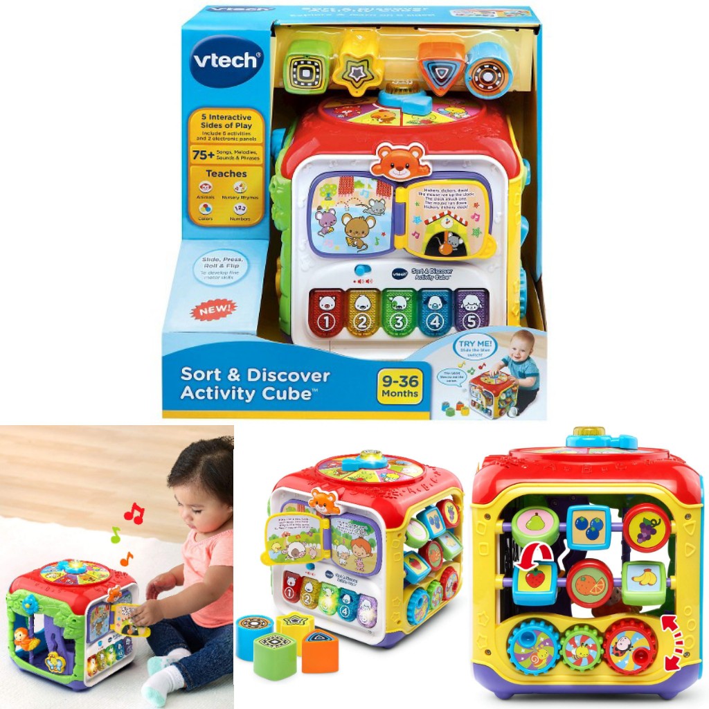 sort & discover activity cube