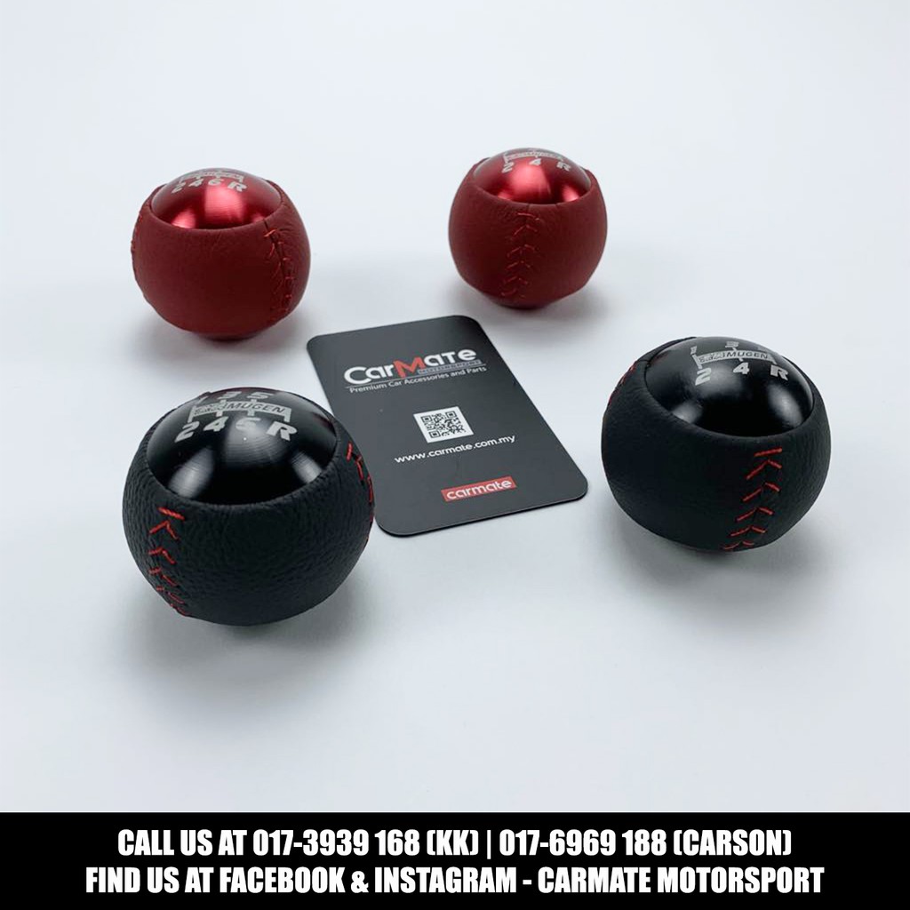 mugen leather shift knob