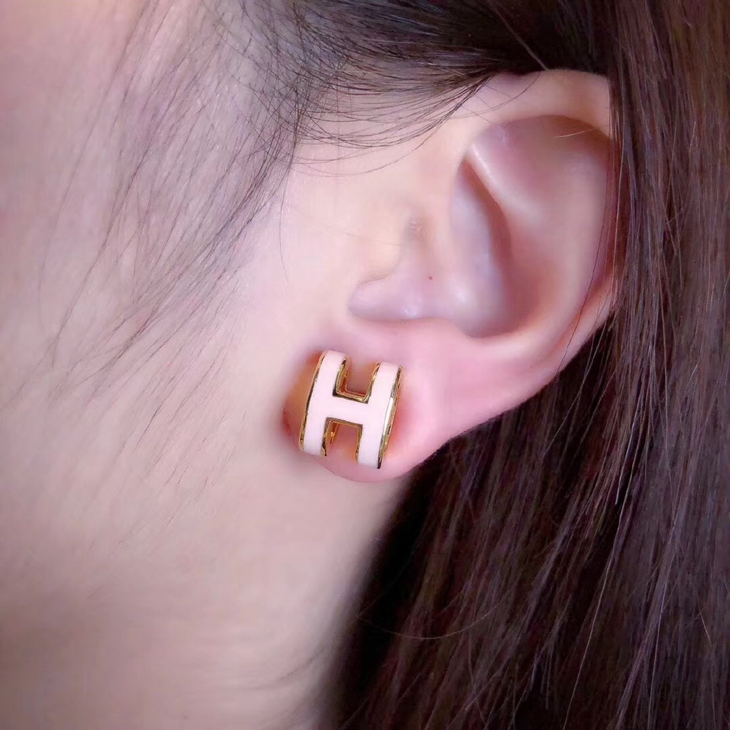 hermes pop h earrings
