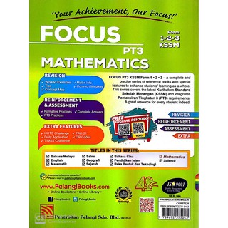 MH BUKU RUJUKAN: FOCUS PT3 TINGKATAN 1.2.3 KSSM 2020 ...