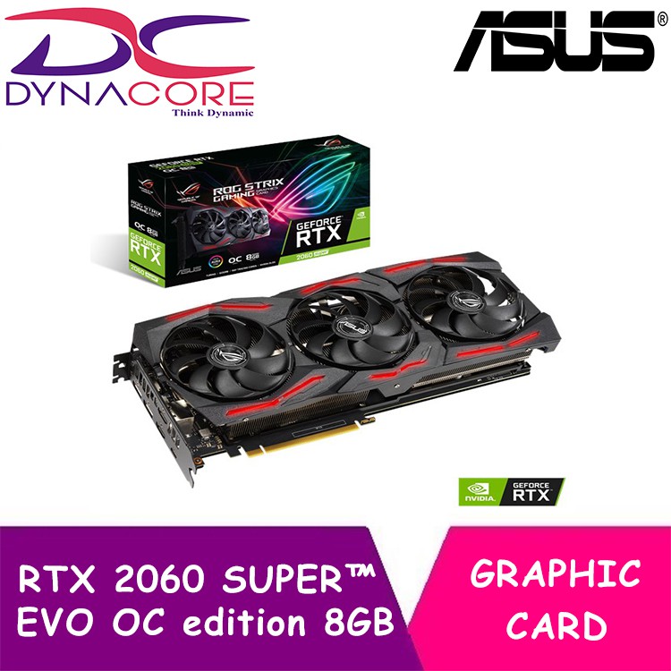 Asus Rog Strix Rtx 2060 Super O8g Evo Oc Bundled With Asus Rog Strix 650w Gold Psu Shopee Singapore