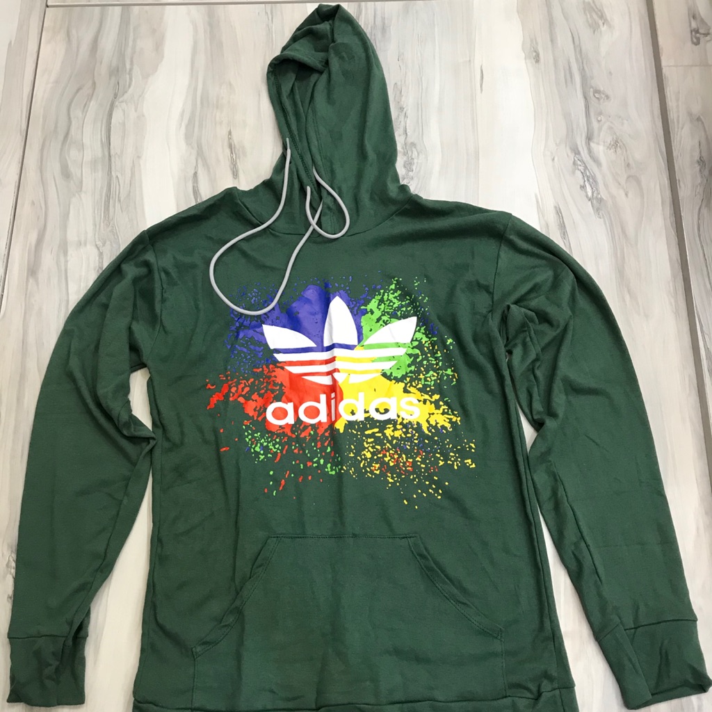 adidas dark green sweatshirt