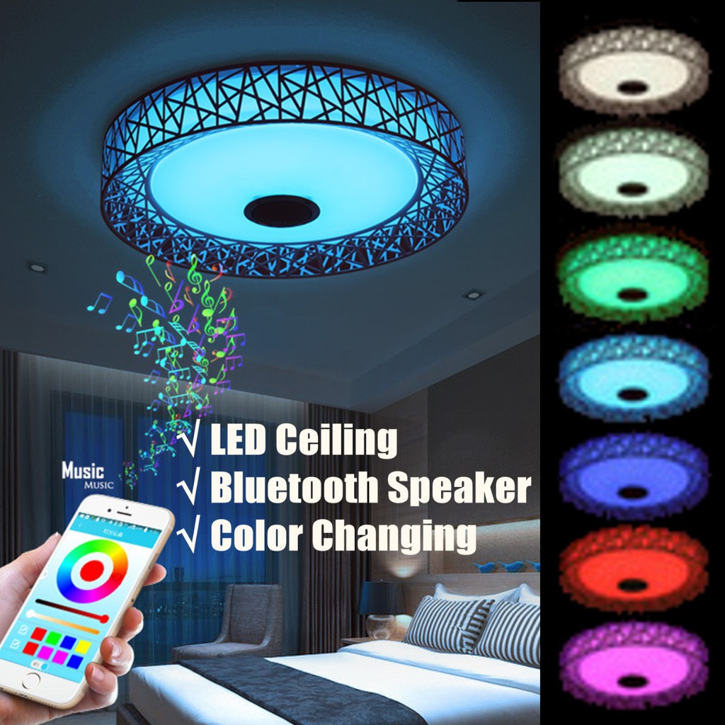 Smart Color Changing Lamp Led Flush Mount Home Ceiling Light