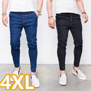 Image of Men's Skinny Fashion Jeans Casual Denim Pants
