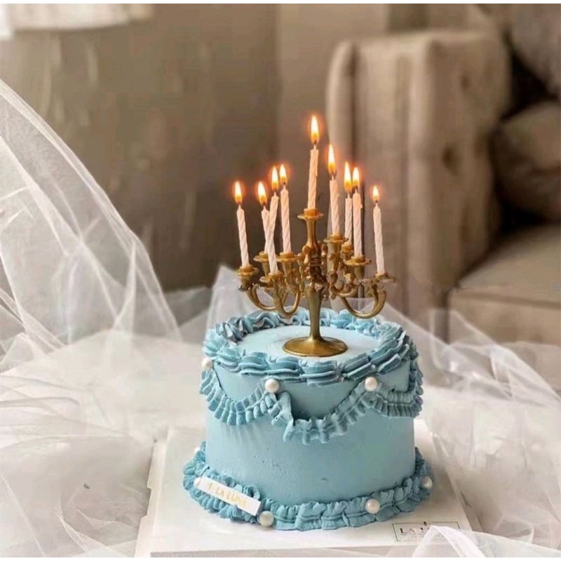 LILIN Cake Topper Candlestick Candlestick European Style Beauty