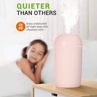 [Fast Shipping] 420ML Air Humidifier Mini Portable USB Ultrasonic Aroma Essential Oil Diffuser With LED Night Lamp