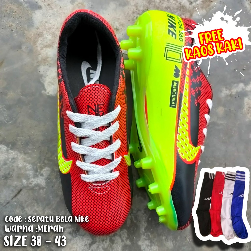 green nike soccer socks