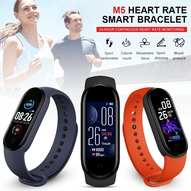 💕Ready💕 M5 & M4 Xiaomi Mi Band 5 (Heart Rate Monitor, Fitness, 11 sport  mode, 