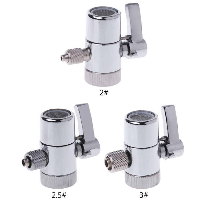 Water Filter Faucet Diverter Valve Ro System 1/4" 2.5/8" 3/8" Tube