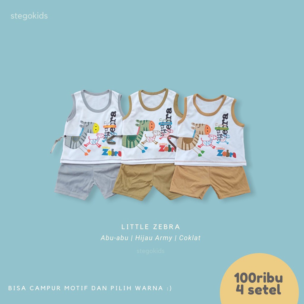 baby Singlet) - Boys Singlet Suits 3-12 