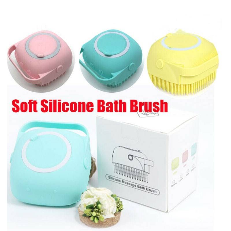 silicone body wash brush