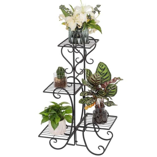 Plant Rack Stand Wrought Iron, Wrought Iron Shelves Stands