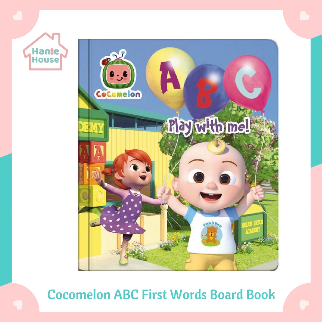 Cocomelon ABC First Words Board Book (Preschool Learn Alphabet
