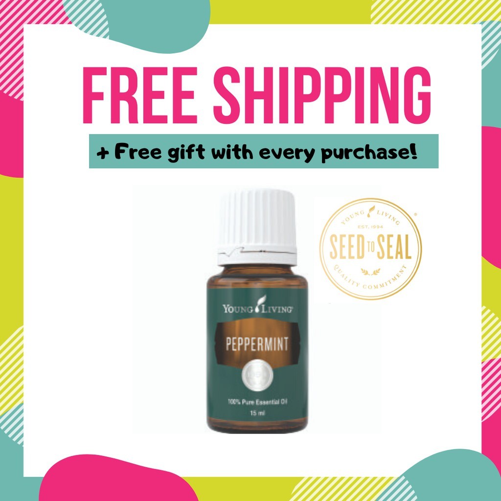 Young Living Peppermint Pure Essential Oil 15ml Shopee Singapore