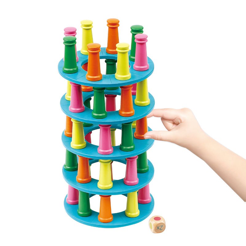 tower building toys