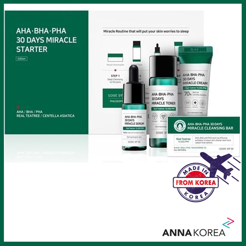 SOMEBYMI AHA.BHA.PHA 30 Days Miracle Starter Kit | Shopee ...