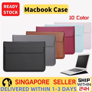 ✅[SG Ready Stock] Macbook PU Leather Laptop Case (11.6/12/13.3/14/14.2/15.4/16/16.2 Inch) Sleeve Casing Cover Bag