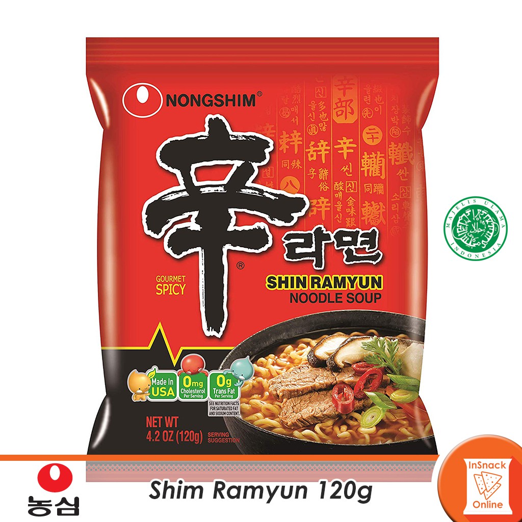 Halal Nongshim Nong Shim Shin Ramyun Ram Yun Noodle Soup | Shopee Singapore