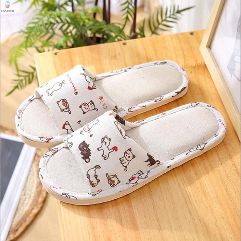 Women Ladies Slippers Bedroom Indoor Casual Slip on Comfy Women Ladies ...