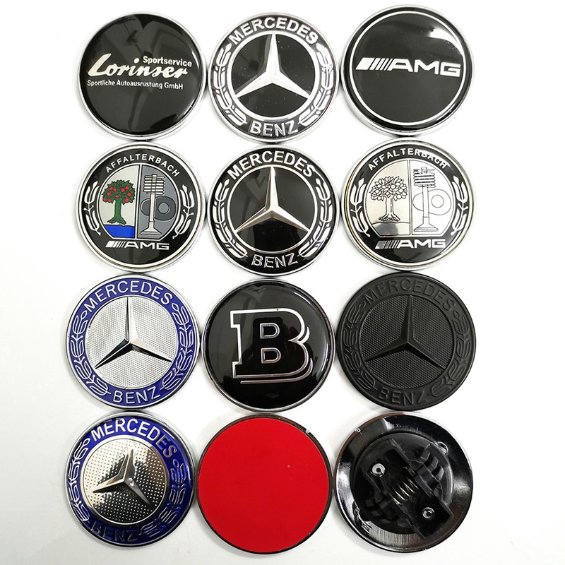 1pcs 56mmHood Front Bonnet Rear Trunk Car Badge Logo Emblem for ...