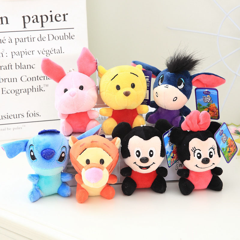 mickey and minnie valentine plush