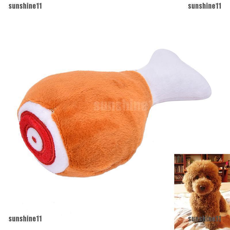 chicken and waffles dog toy