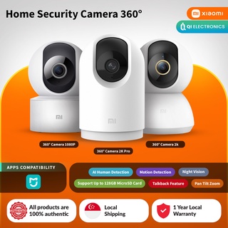 Xiaomi Mi Home Security Camera 360° 1080P (2021 Version) / 2K / 2K PRO CCTV WiFi Cam Full HD