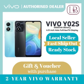$5 Voucher + Gift! | Brand New VIVO Y02S | Y12S | Y15S 3/32GB