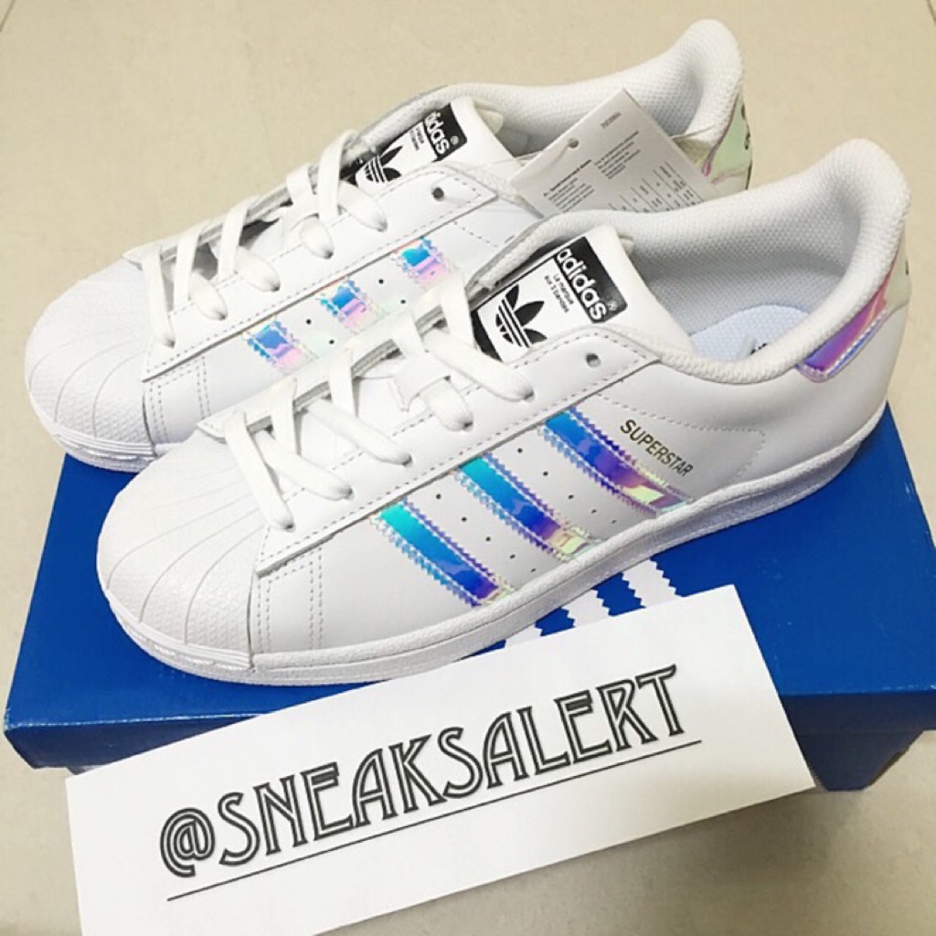 adidas superstar holographic shoes