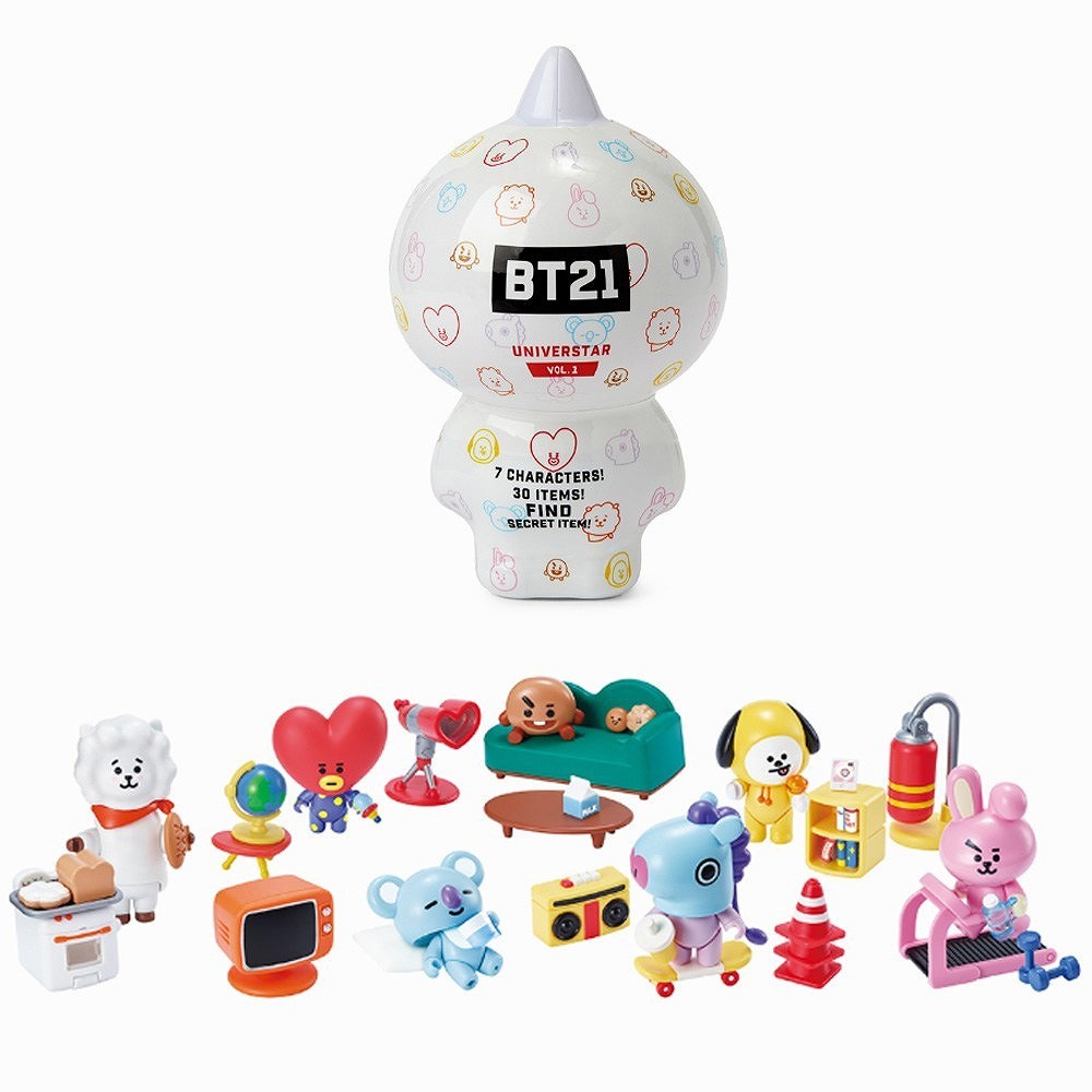 Shop Malaysia Bt21 Universtar Blind Pack Toy Collectible Universtar Vol 1 Shopee Singapore