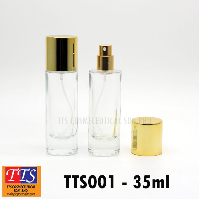 35ml Screw Reﬁllable Glass Perfume 
