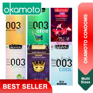 Image of [DISCREET PACKAGING] Okamoto Condoms, 2s-12s