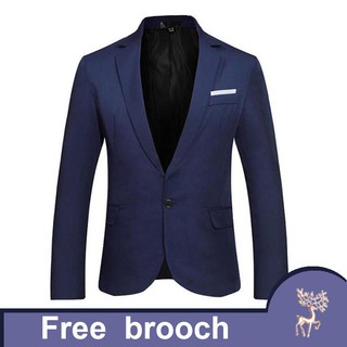 Image of coat S-6XL Slim Fit Formal Suit Blazer Mens Formal Jacket