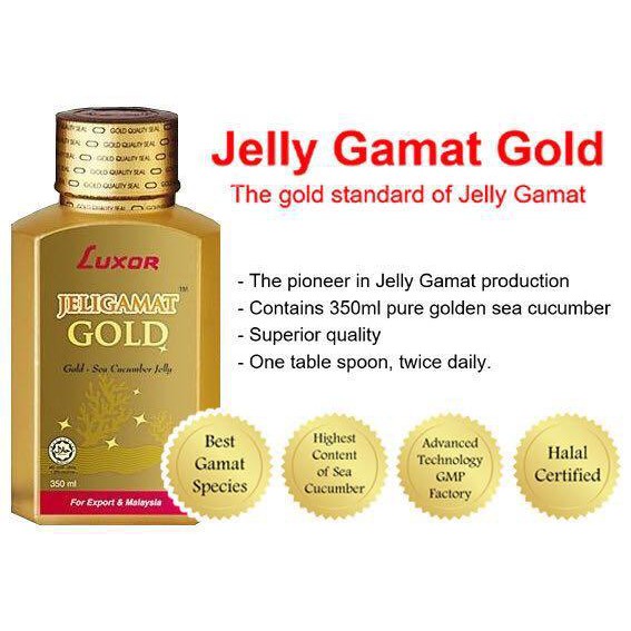 Luxor Jelly Gamat Luxor 350ml Shopee Singapore